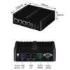 Picture of 🇬🇧 Intel N100 4*2.5G LAN 4G DDR4 RAM/128G SSD Fanless opfSense Firewall AES-NI