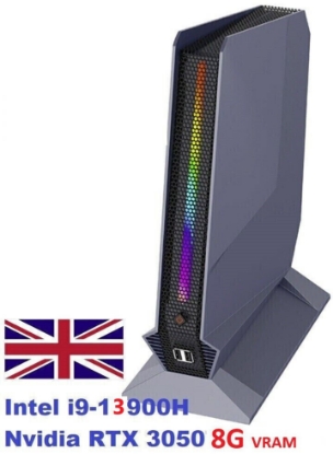 Picture of GAMING MINI PC INTEL CORE i9 13900H, NVIDIA RTX 3050, 32G RAM/1TB SSD, UK